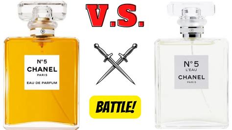 difference between chanel no 5 and l'eau|Chanel no 5 description.